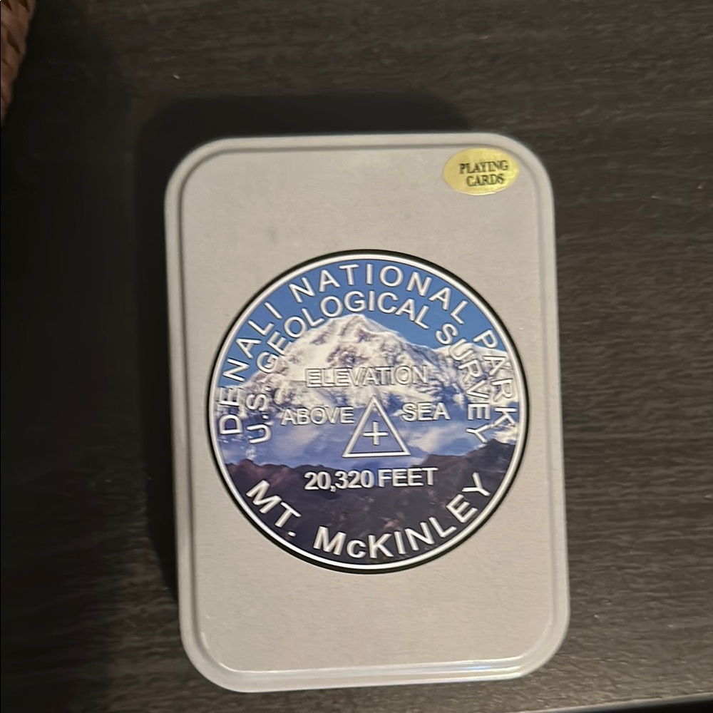 Denali National Park Playing Cards - Gray